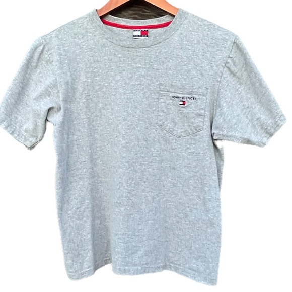 Tommy Hilfiger Other - Tommy Hilfiger Short Sleeve Pocket Tee, Heather Gray | L